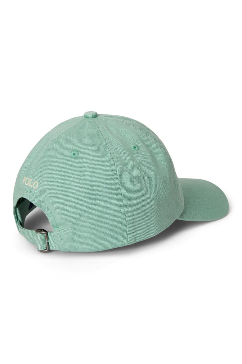 Kids' Adjustable Cotton Chino Baseball Cap, Alternate, color, CELADON