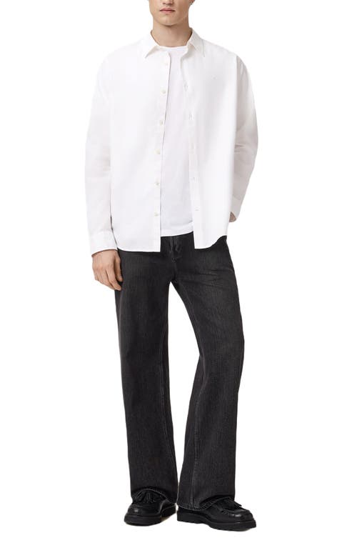 Allsaints Heartsaints Button-up Shirt In Neutral
