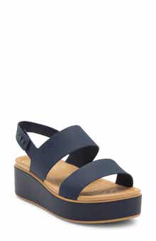 Brooklyn Low Wedge Matte Wrap Sandal