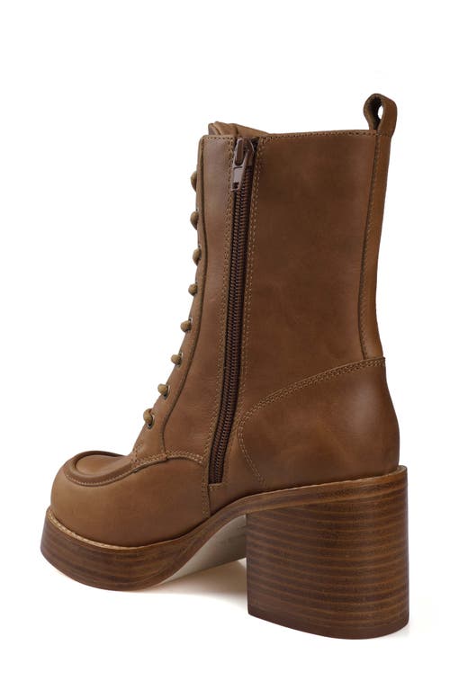 Candies Candie's Phoebe Lug Sole Bootie In Brown