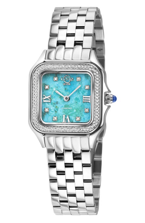 Milan Diamond Dial Bracelet Watch, 27.5mm - 0.04ct.