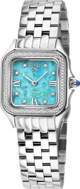 GV2 Milan Diamond Dial Bracelet Watch, 27.5mm - 0.04ct.