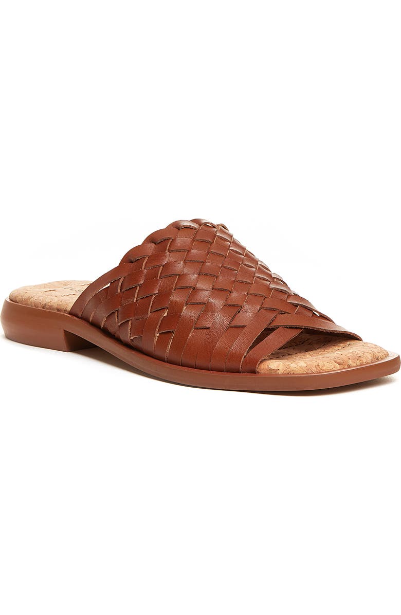 Kelsi Dagger Brooklyn Tide Woven Leather Slide Sandal, Main, color,