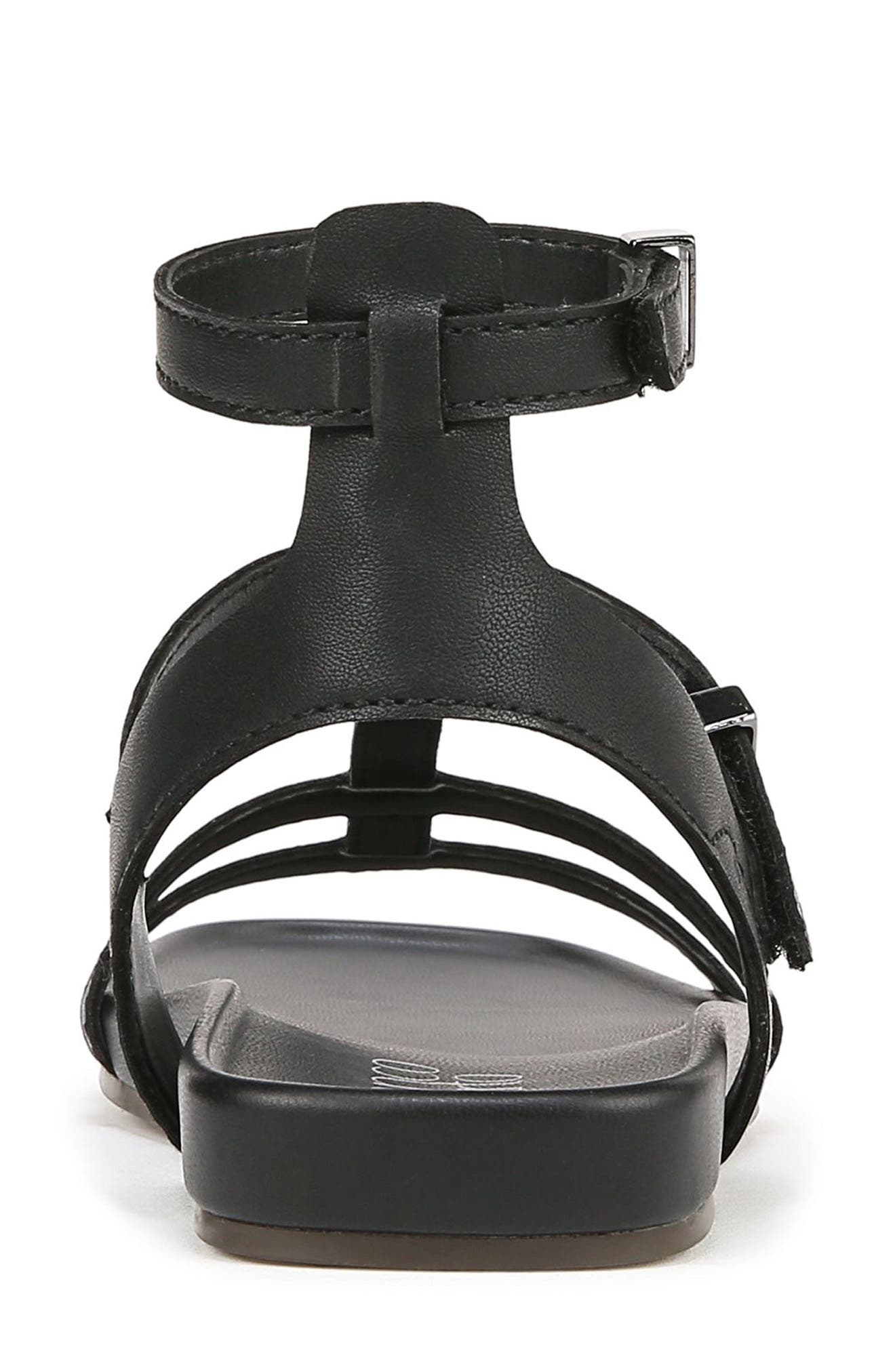 Franco Sarto Evan Ankle Strap Sandal, Alternate, color, Black