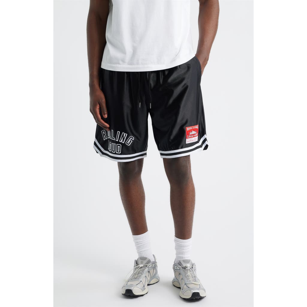 Rolling Loud Loud Forever Logo Graphic Shorts In Black