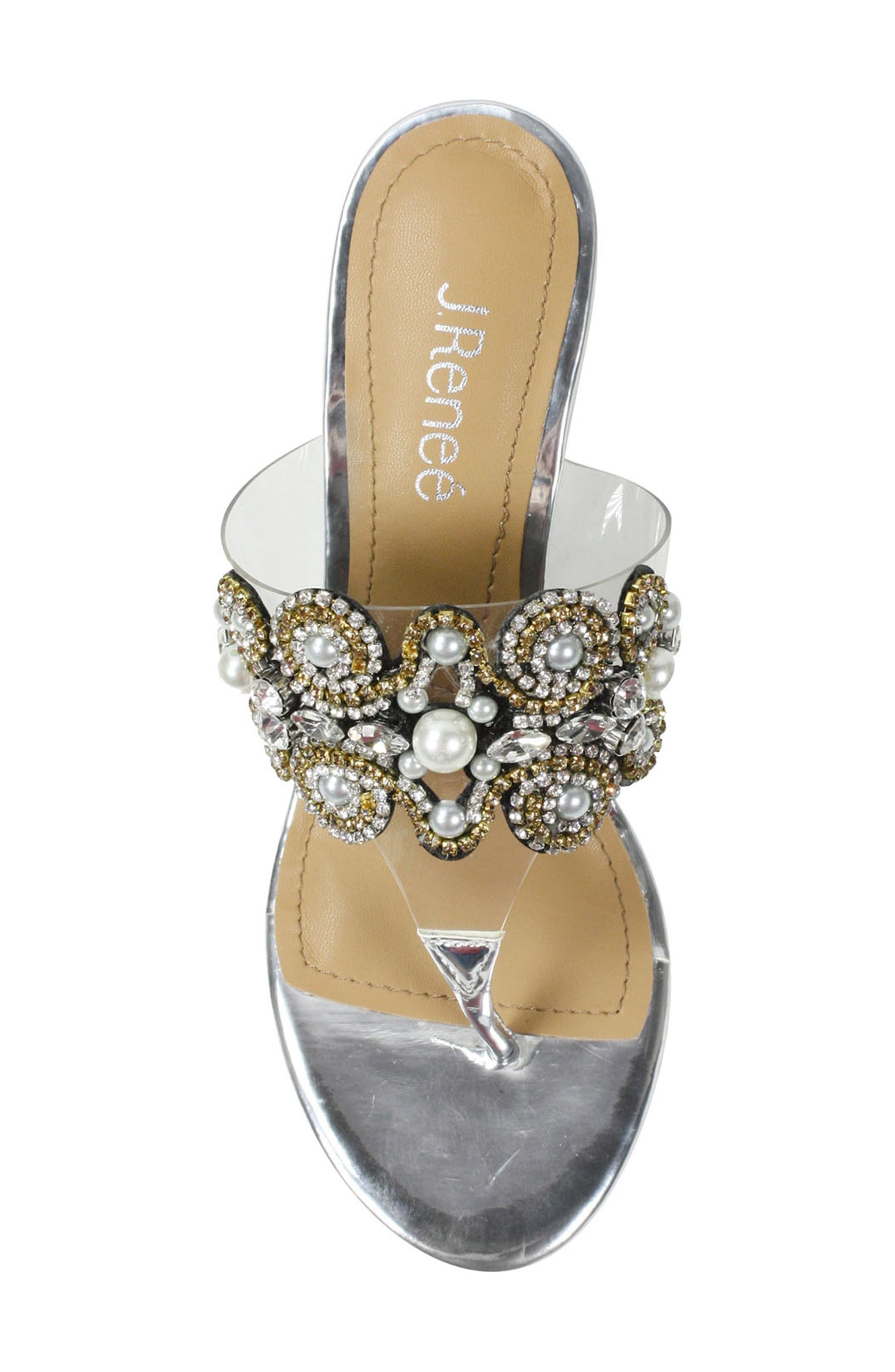 J. Reneé J.Reneé Darshana Embellished Wedge Slide Sandal, Alternate, color, 