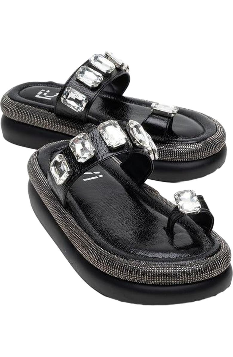 Prologue Shoes Evans Jeweled Platform Sandal, Main, color,