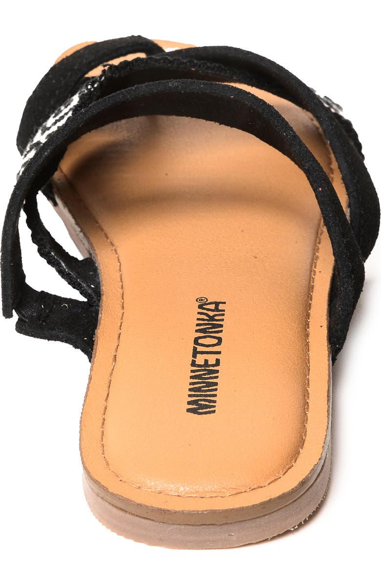 Minnetonka Faribee Slide Sandal, Alternate, color,