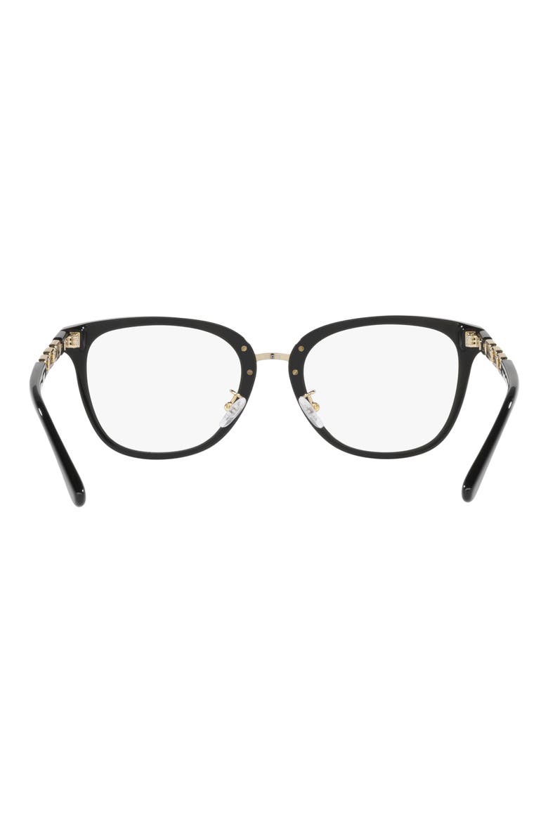 Innsbruck 52mm Square Optical Glasses, Alternate, color, BLACK