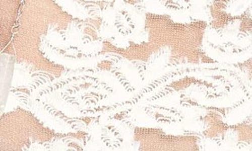 Free People Floral Textured Sheer Pullover