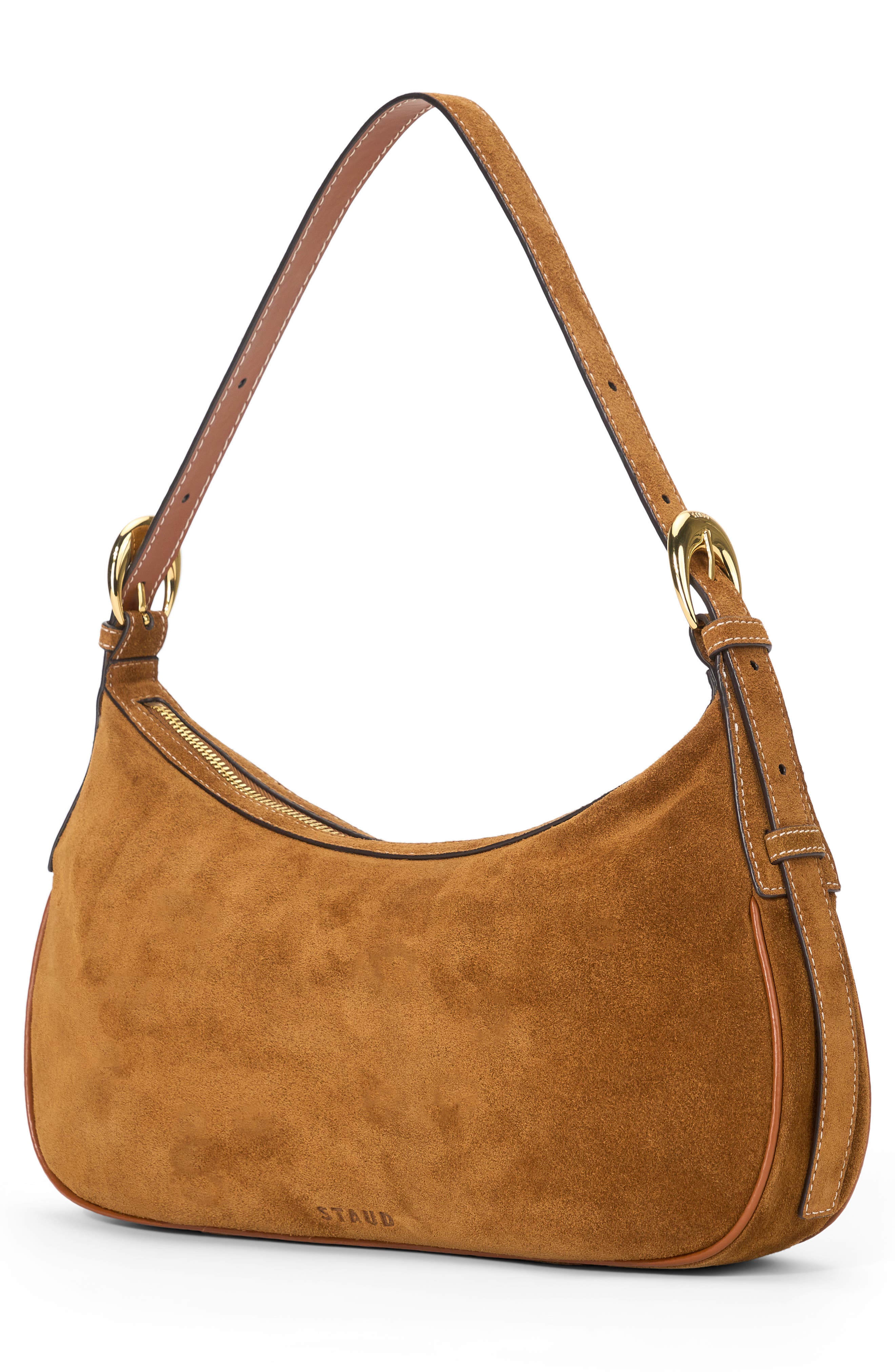 STAUD Pine Suede Shoulder Bag, Alternate, color, 