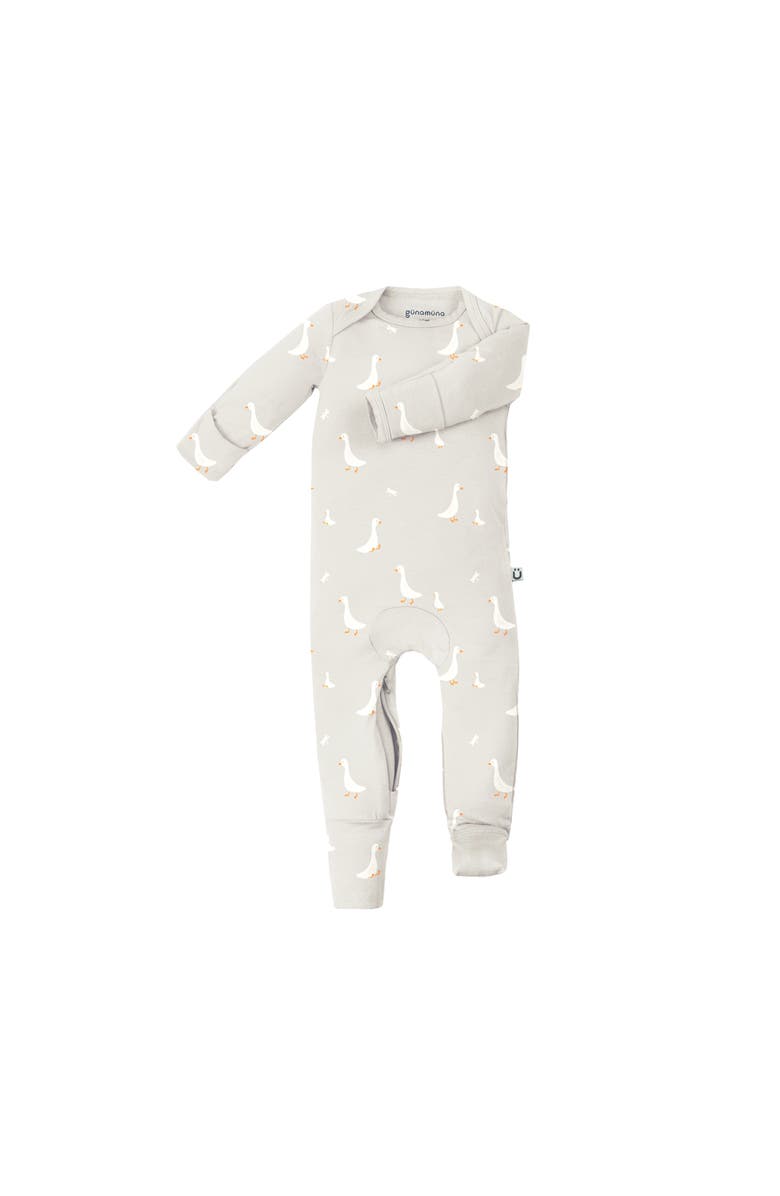gunamuna Convertible Pajama - Baby, Main, color, Goose