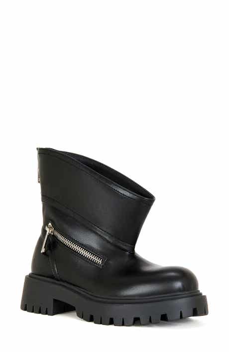 AZALEA WANG Mohsen Lug Sole Bootie