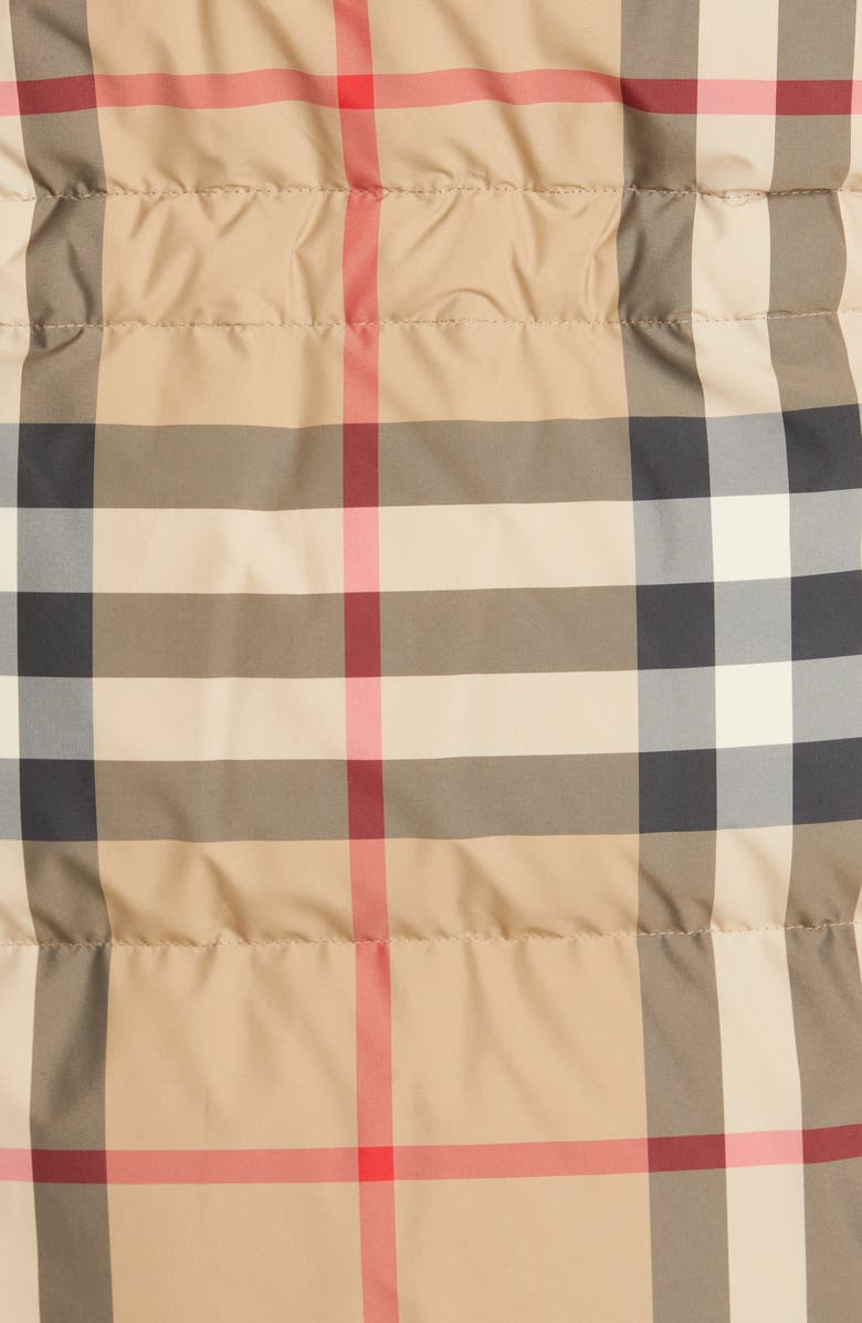 Burberry Broadwas Check Down Puffer Jacket with Removable Hood, Alternate, color, 