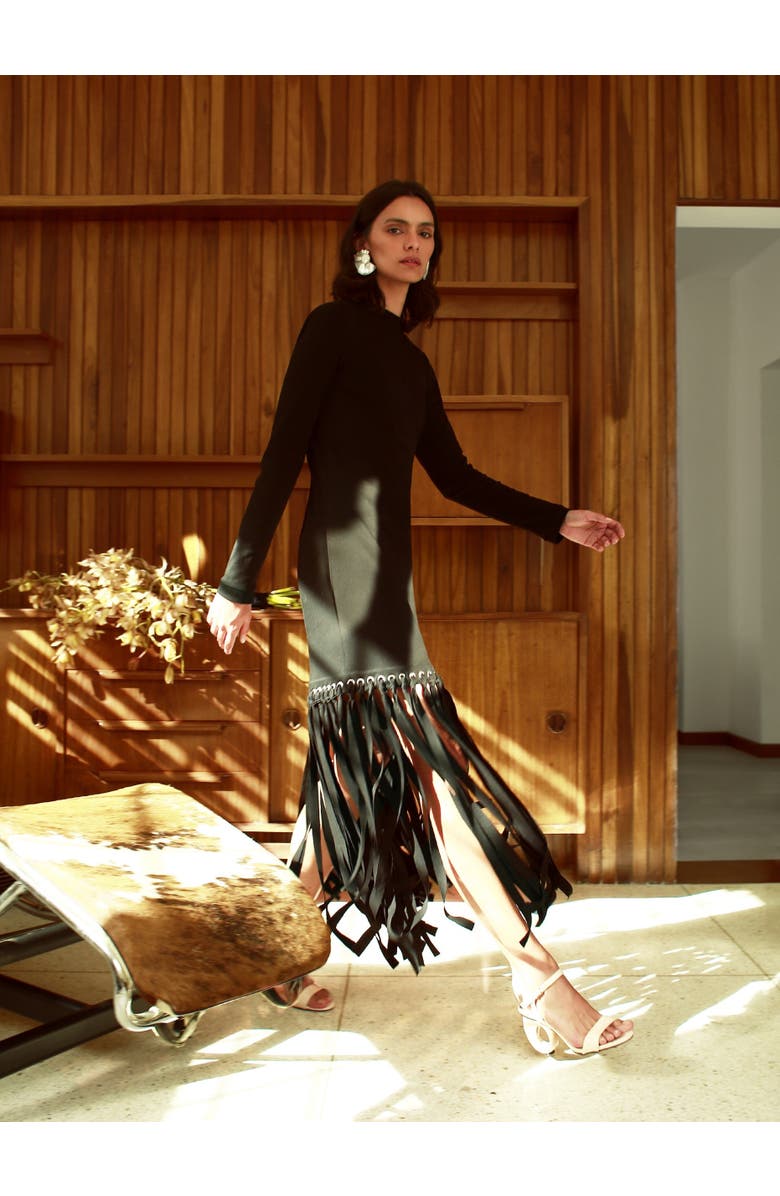 NO PISE LA GRAMA Romerillo Tee Dress, Alternate, color, Black