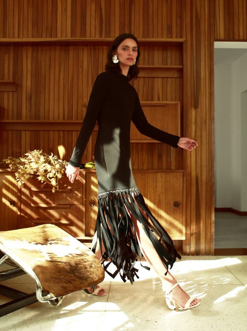 No Pise La Grama Romerillo Tee Dress In Black
