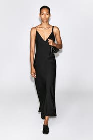COS Crepe Midi Slip Dress