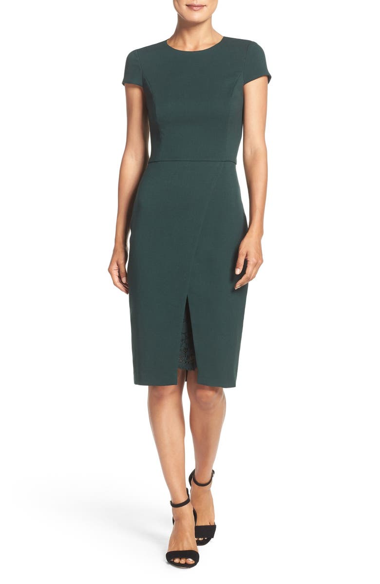 Vince Camuto Midi Sheath Dress, Main, color, 