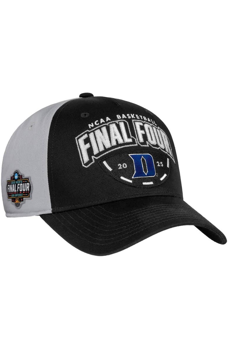 Nike Men's Nike Black/Gray Duke Blue Devils 2025 NCAA Men's Basketball Tournament March Madness Final Four Regional Champions Locker Room Adjustable Hat, Main, color, 