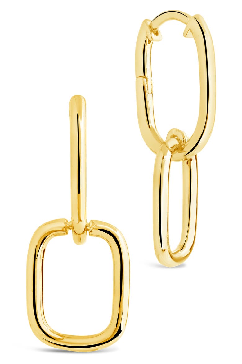 Talani Link Drop Earrings, Main, color, GOLD