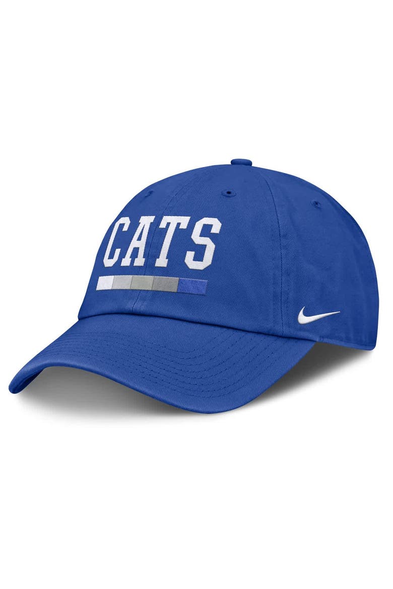 Men's Nike Royal Kentucky Wildcats Club Campus Adjustable Hat, Main, color, Royal