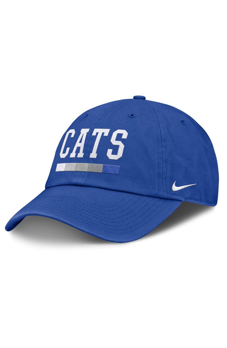 Nike Men's Nike Royal Kentucky Wildcats Club Campus Adjustable Hat, Main, color, Royal