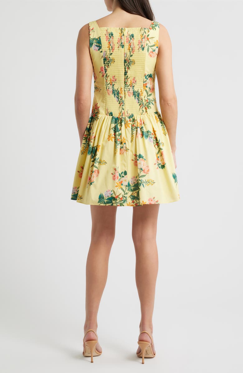 Julia Jordan Fit & Flare Poplin Dress, Alternate, color, 