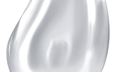 Simona Puffy Teardrop Stud Earrings In Metallic