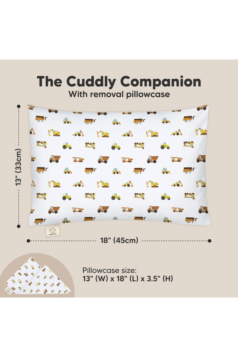 1-Pack Cuddly Toddler Pillow, Alternate, color, Construction