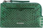 JW Anderson Loafer Genuine Snakeskin Wallet
