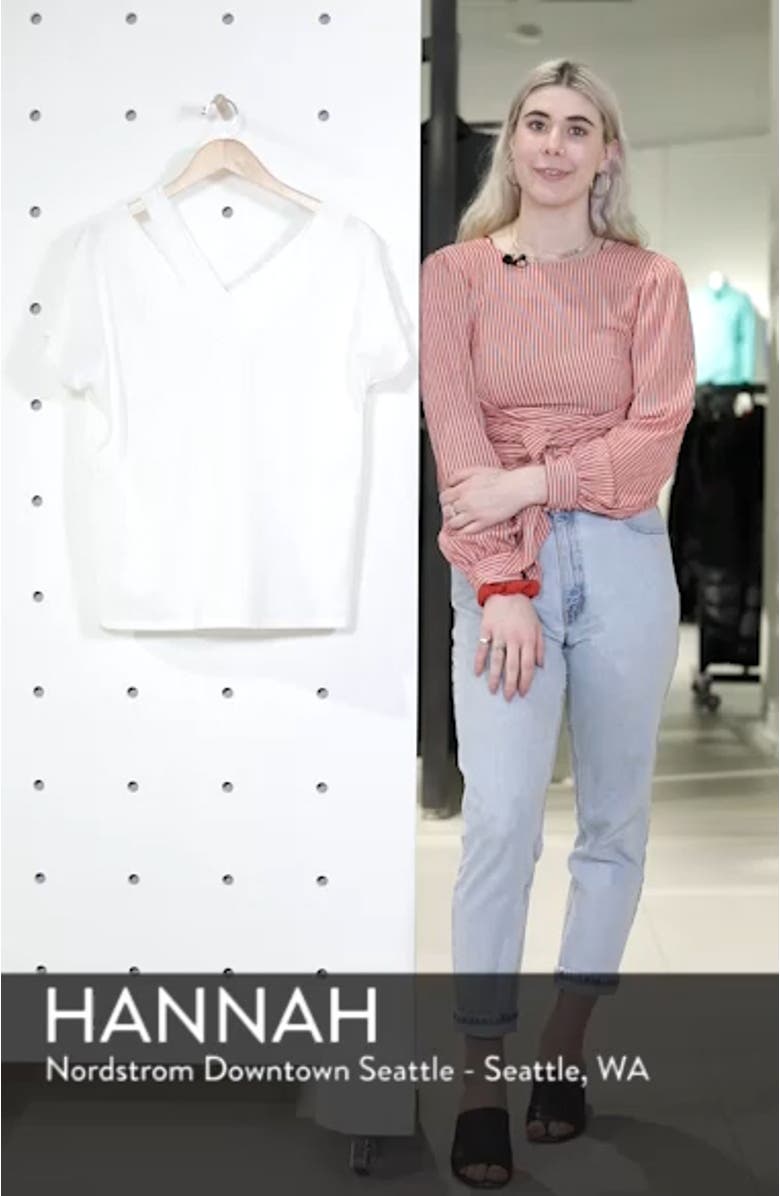 Asymmetrical Neckline Tee, sales video thumbnail