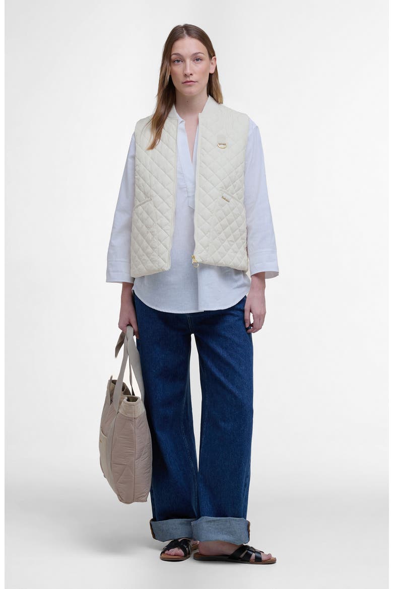 Rosalie Quilted Vest, Alternate, color, NEUTRAL