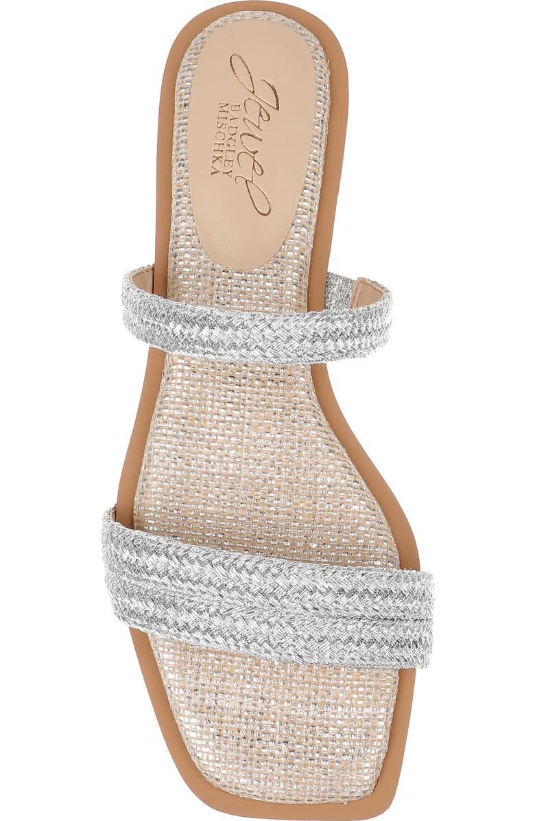 Jewel Badgley Mischka Helena Slide Sandal, Alternate, color,