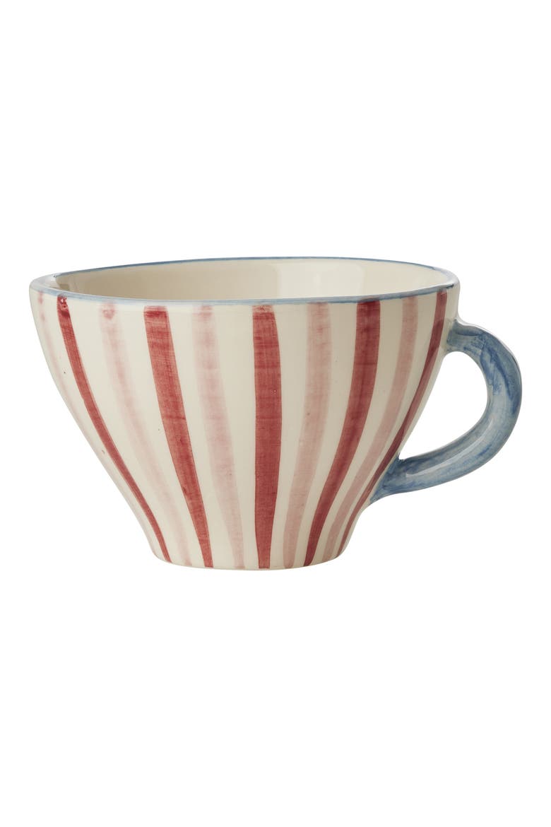 Set of 6 Hand-Painted Teacups, Main, color, MULTI