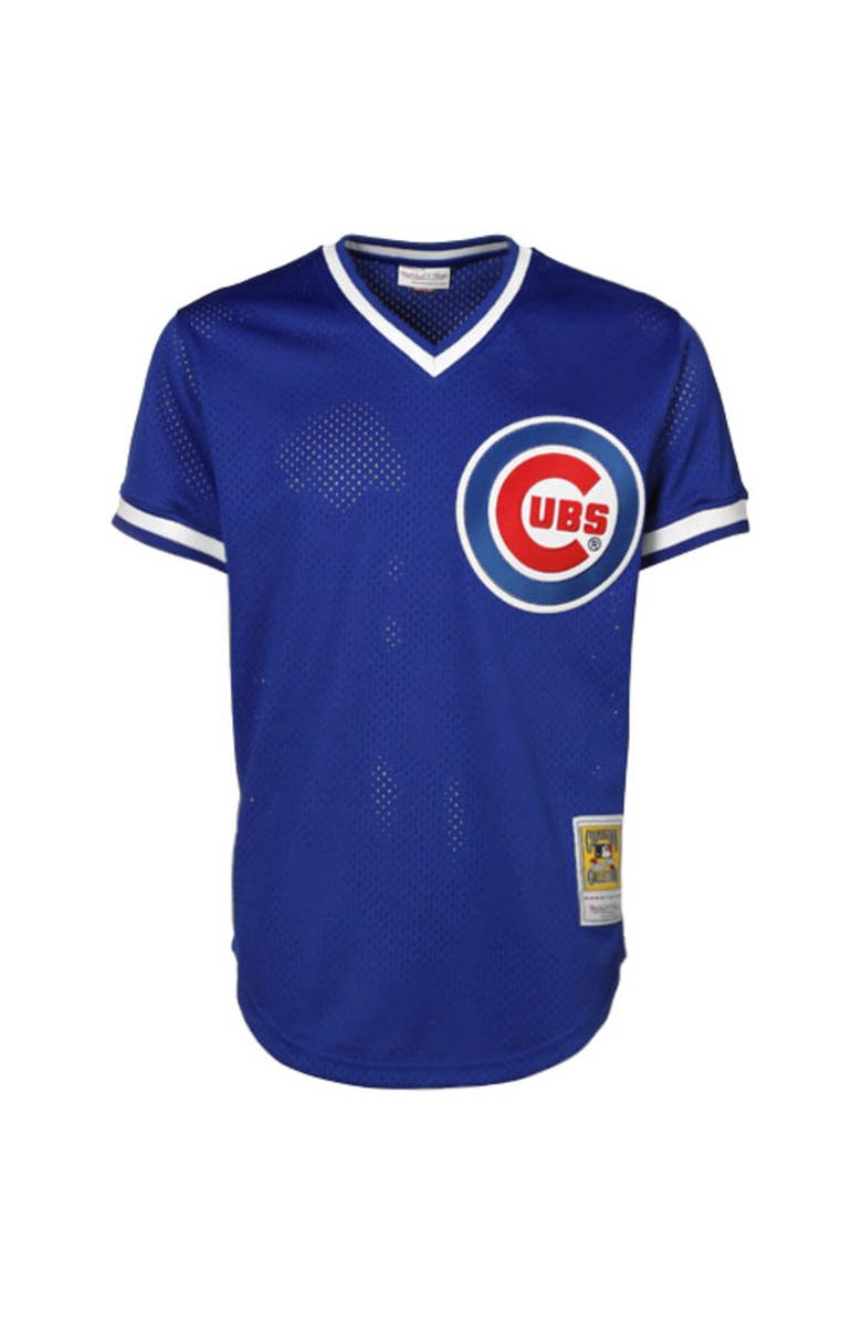 Mitchell & Ness Ryne Sandberg Chicago Cubs Cooperstown Authentic Collection Throwback Replica Jersey - Royal Blue, Alternate, color, 