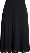 KASPER Pleated Midi Skirt