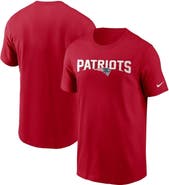 Nike Men's Nike Red New England Patriots Team Wordmark T-Shirt