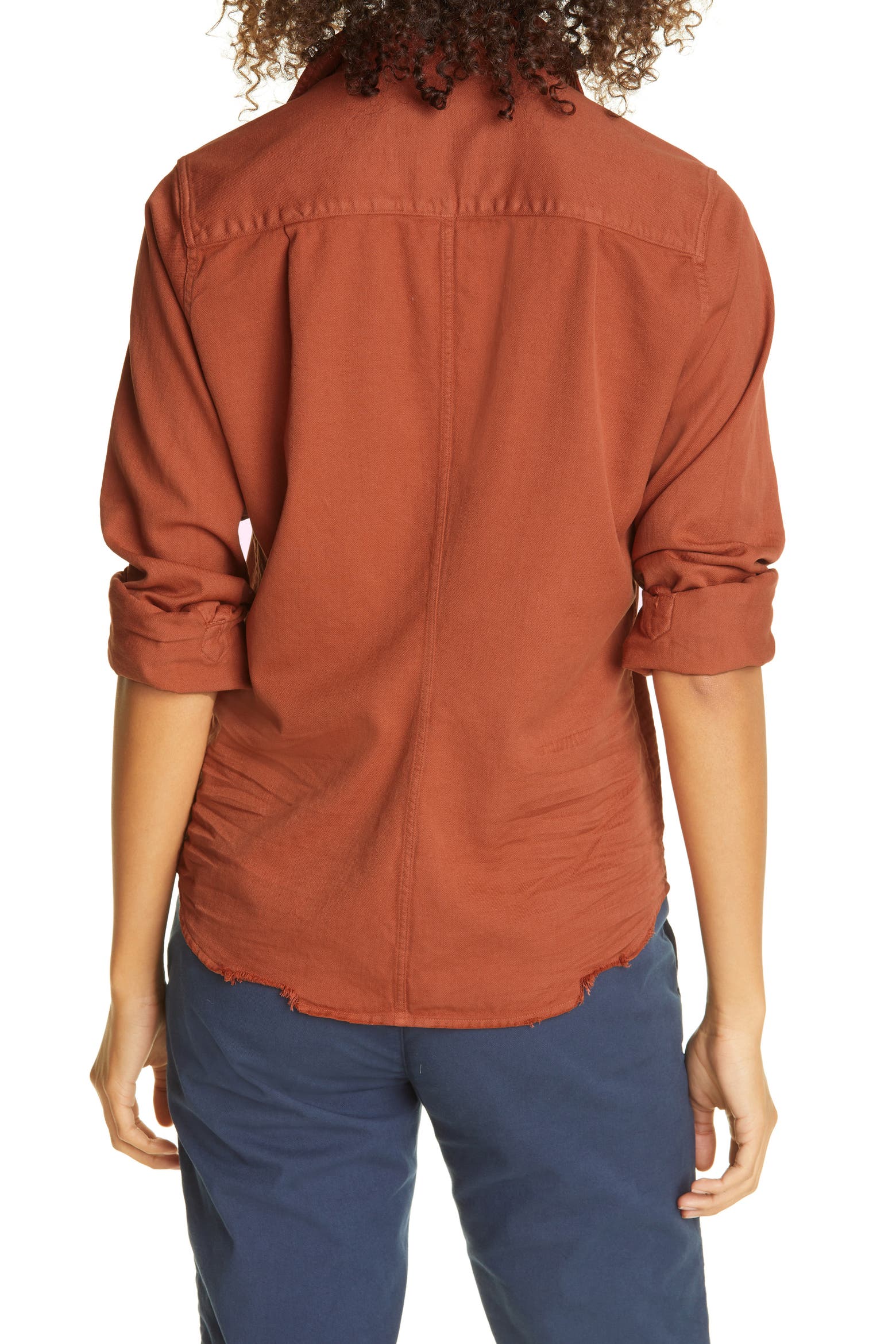Colorful Button Rug Frank & Eileen Barry Color Denim Button-Up Shirt (Women) | Nordstromrack