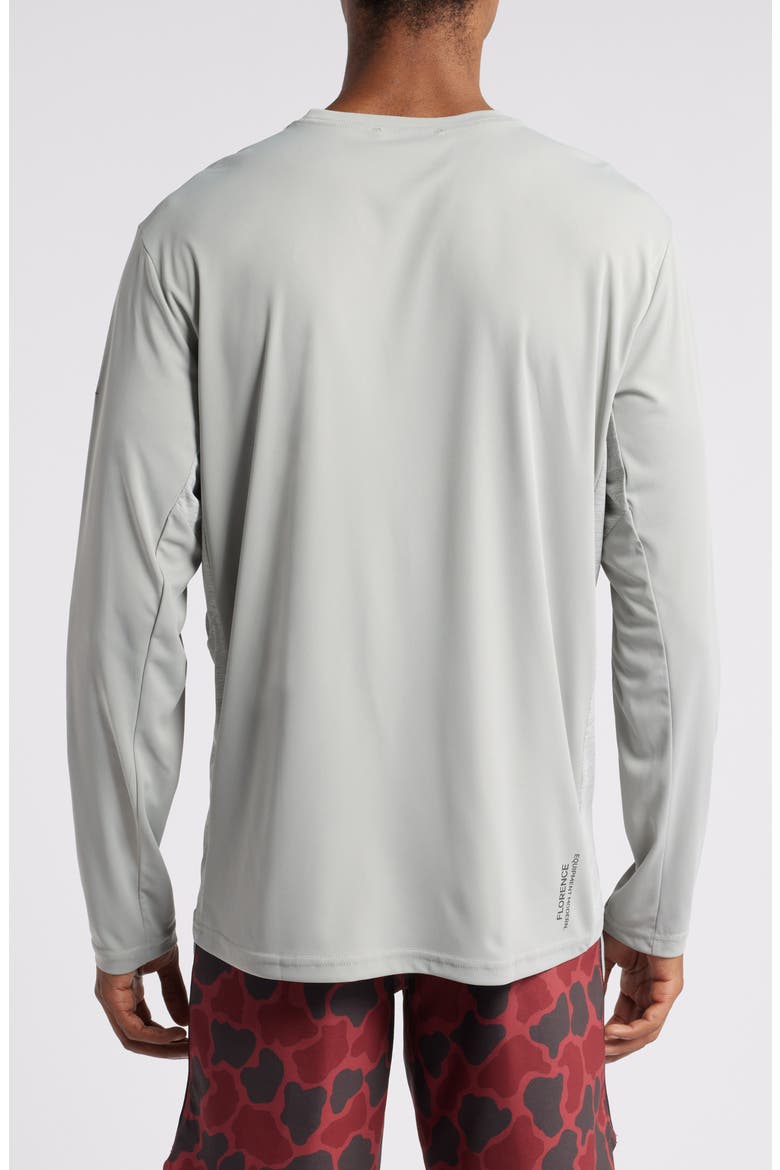 Sun Pro Logo Long Sleeve Performance T-Shirt, Alternate, color, LIGHT GREY