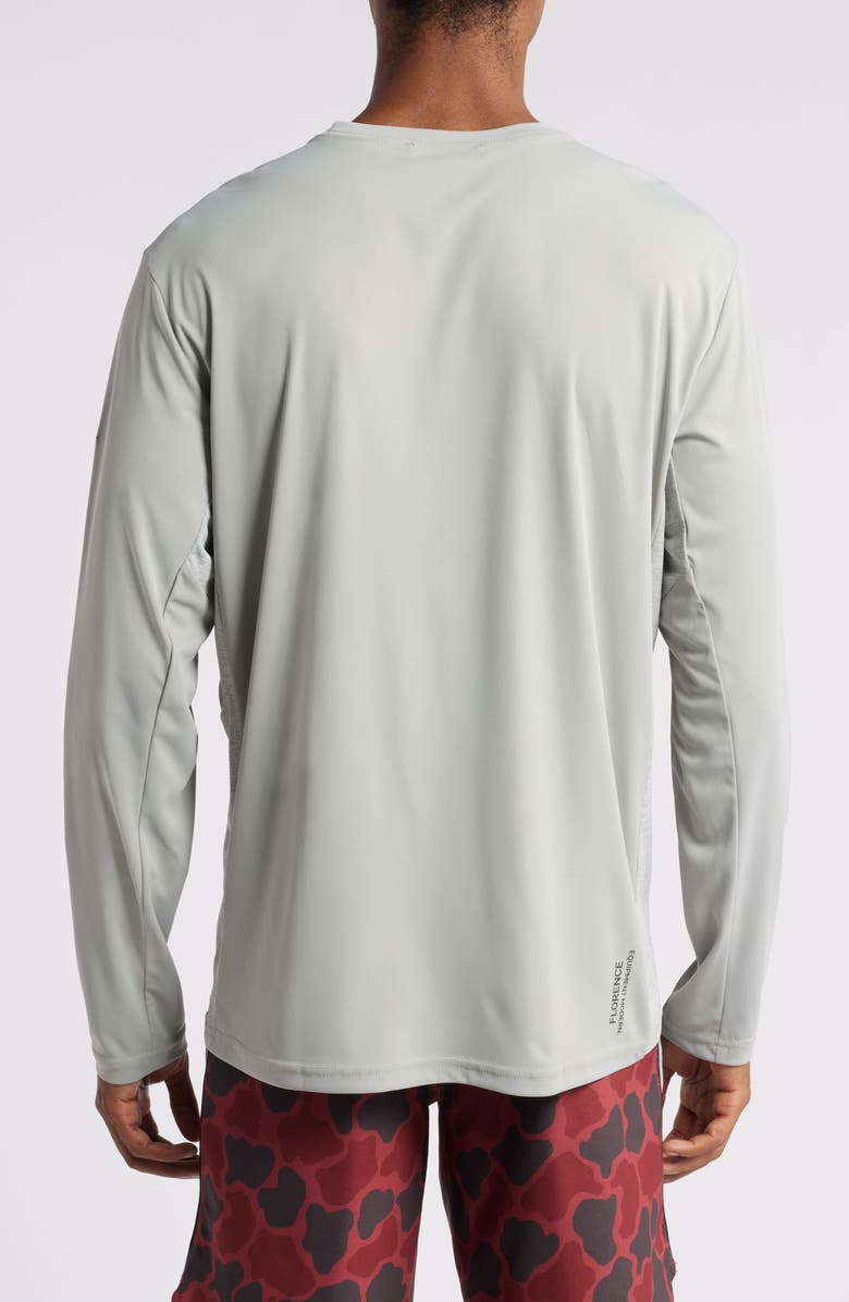 Florence Sun Pro Logo Long Sleeve Performance T-Shirt, Alternate, color, Light Grey