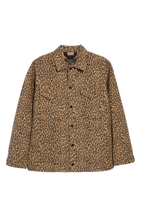Leopard Flight Cotton Coach's Jacket
