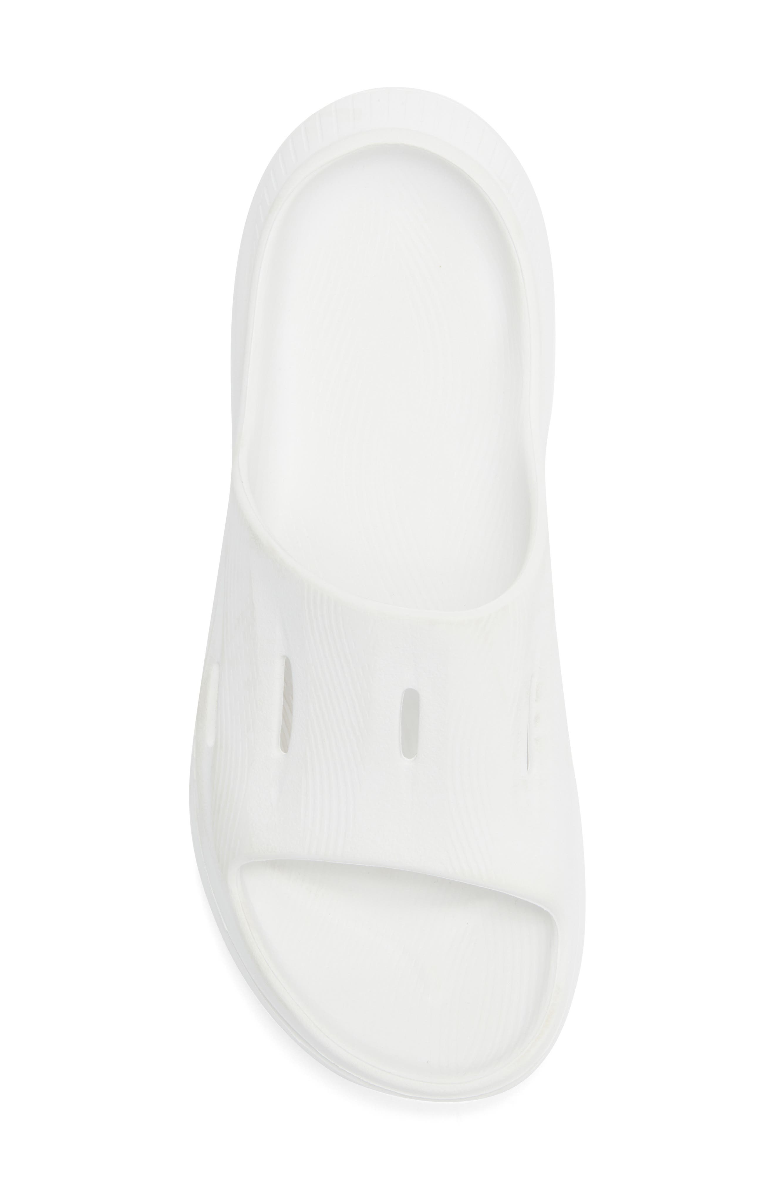 HOKA Ora Recovery Slide 3 Sandal, Alternate, color, White / White