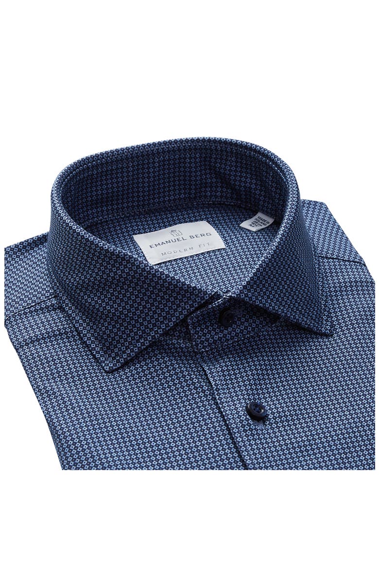 MODERN 4 FLEX STRETCH KNIT SHI, Alternate, color, DARK BLUE