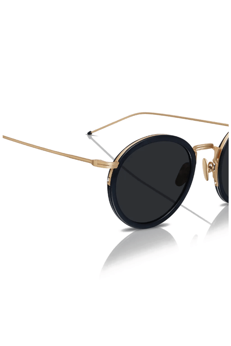 Coco 48mm Round Sunglasses, Alternate, color, Black