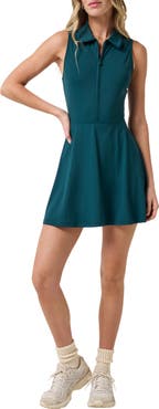TravisMathew Move Half-Zip Sleeveless Dress