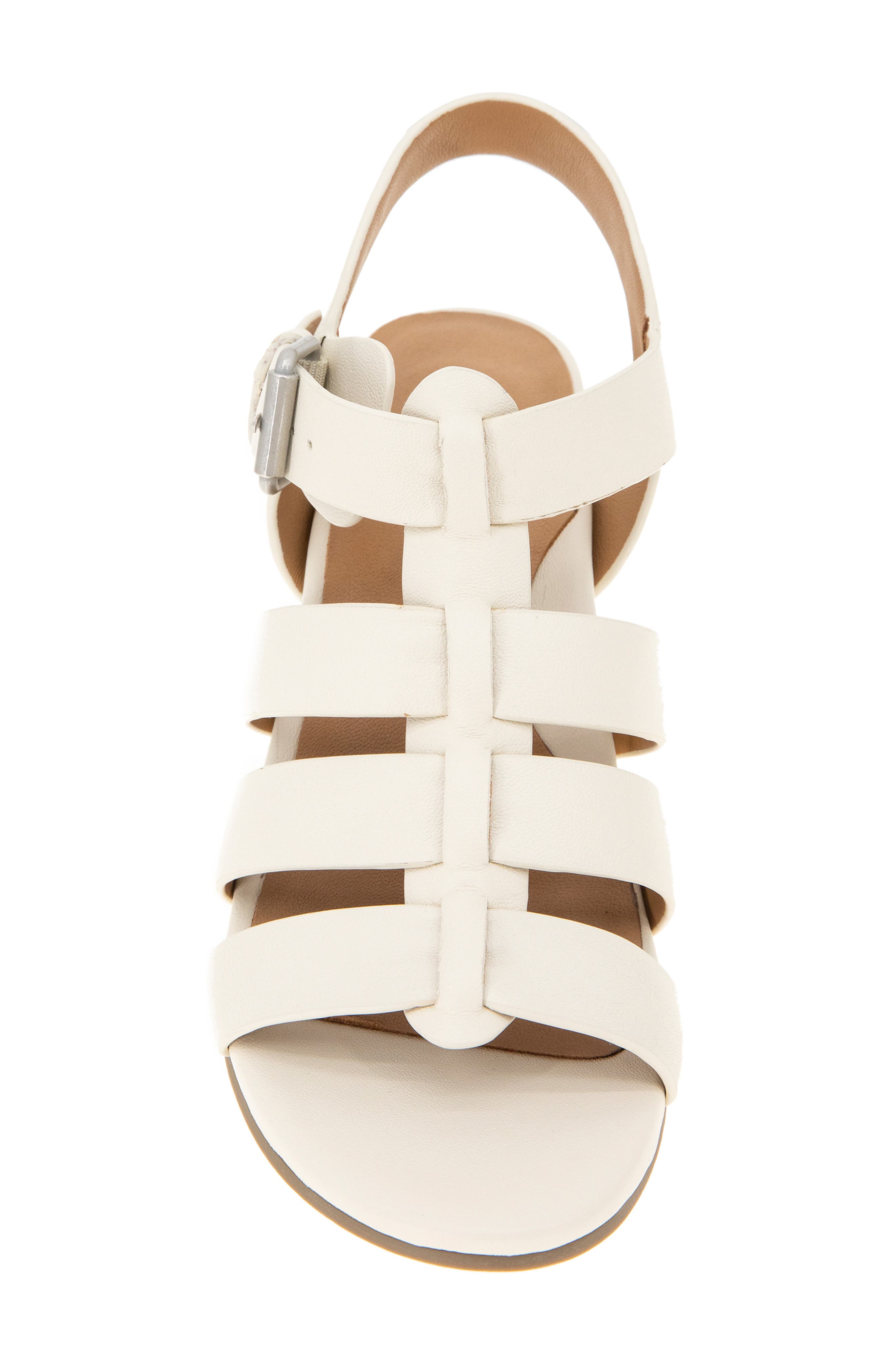 Margarite Ankle Strap Sandal, Alternate, color, STONE LEATHER
