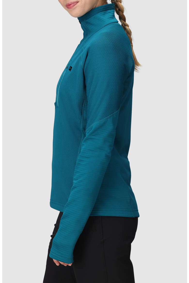 Deviator Fleece Half Zip Pullover, Alternate, color, AURORA