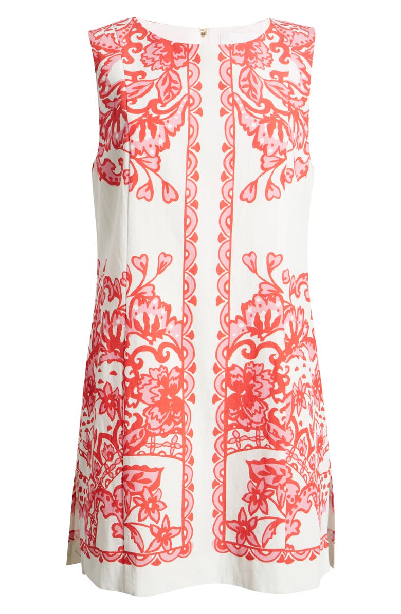 Lilly Pulitzer<sup>®</sup> Sadie Sleeveless Shift Romper, Alternate, color, Coconut Spicy Socialite