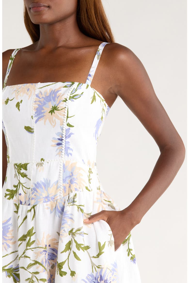 Katarin Linen Dress, Alternate, color, SERENITY