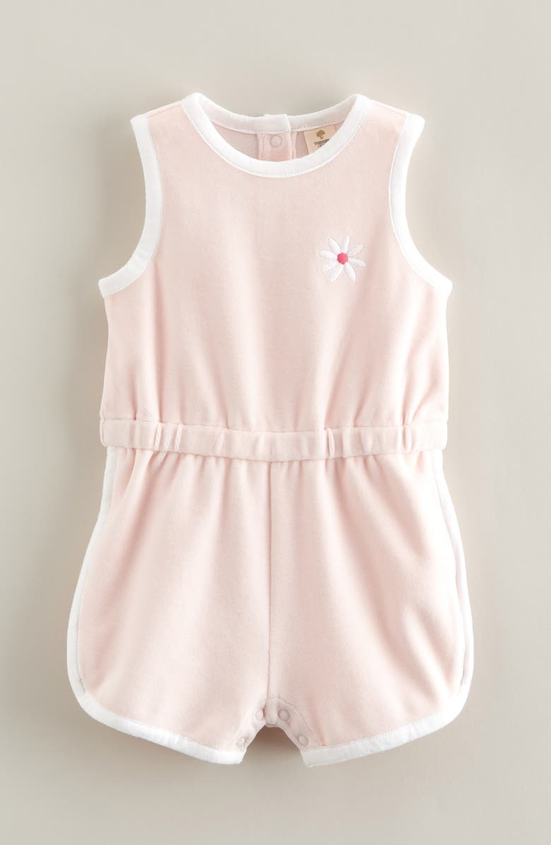 Tucker + Tate Tank Romper, Main, color, Pink Balm Flower Petal